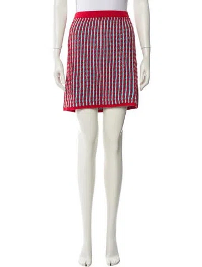 Pre-owned Escvdo Striped Square Neckline Sweater In Multi