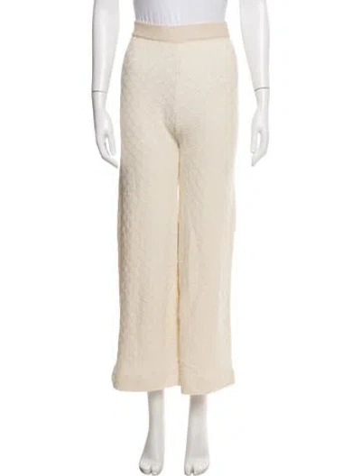 Pre-owned Escvdo Sweatpants In Neutrals