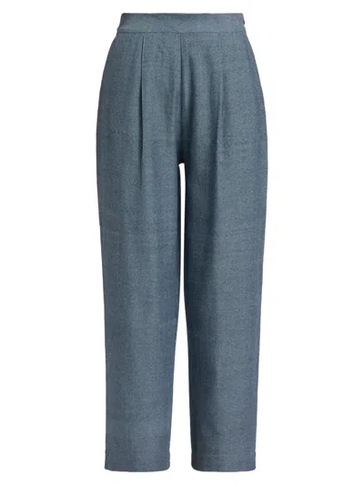 Escvdo Women's Spondylus Anadara Chino Pants In Blue