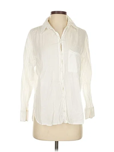 Pre-owned Ese O Ese Long Sleeve Polo Shirt In White