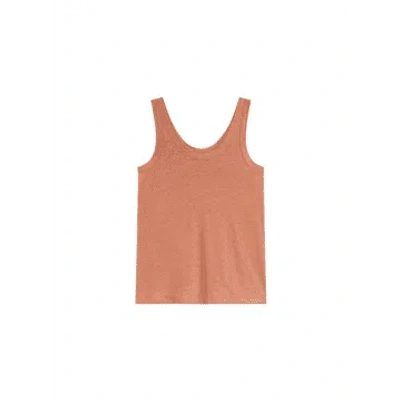 Ese O Ese Tank Lino In Blush From In Brown