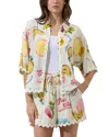 Esea 2pc Linen-blend Shirt & Short Set