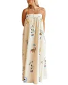 Esea Linen-blend Dress In Neutral