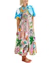 Esea Linen-blend Dress In Multi