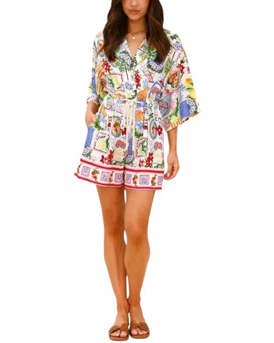 Esea Linen-blend Jumpsuit In Multi