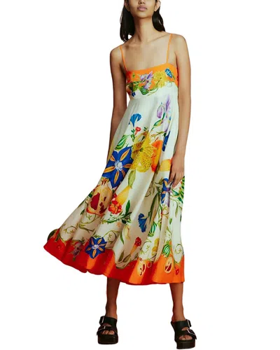 Esea Linen-blend Midi Dress