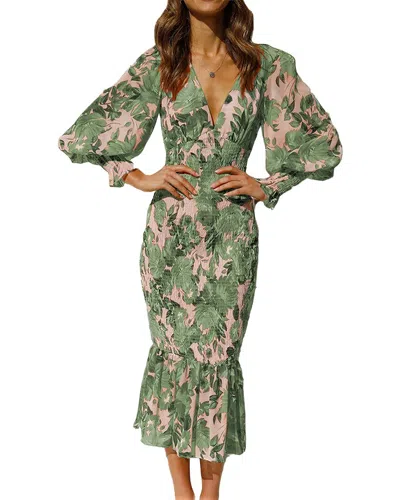 Esea Midi Dress In Multi