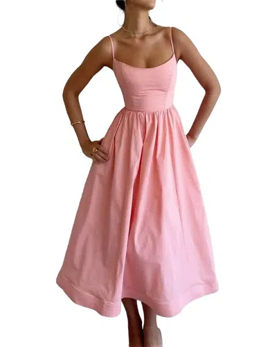 Esea Midi Dress In Pink