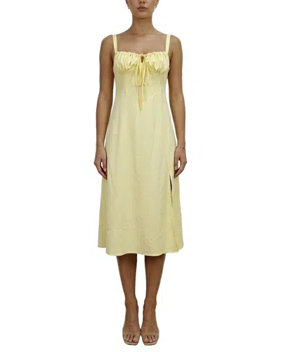 Esea Midi Dress In Yellow
