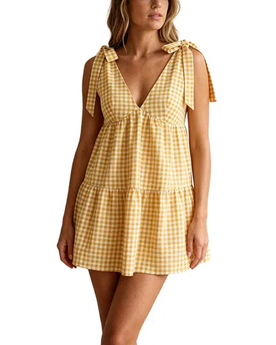 Esea Mini Dress In Yellow
