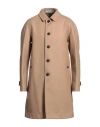 Esemplare Man Coat Camel Size 40 Virgin Wool, Polyester, Polyamide, Cashmere In Beige