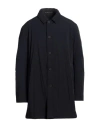 Esemplare Man Overcoat Midnight Blue Size M Nylon, Elastane