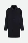 Esemplare Trench Monopetto Blu In Blu