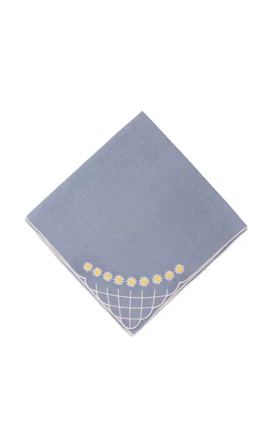 Esencial Hogar Daisy Dinner Napkin In Blue