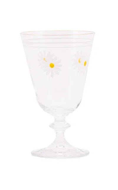 Esencial Hogar Daisy Stemmed Glass In Ivory In White