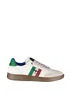 Esercito 1659 Italian Flag-stripe Leather Sneakers In Multi