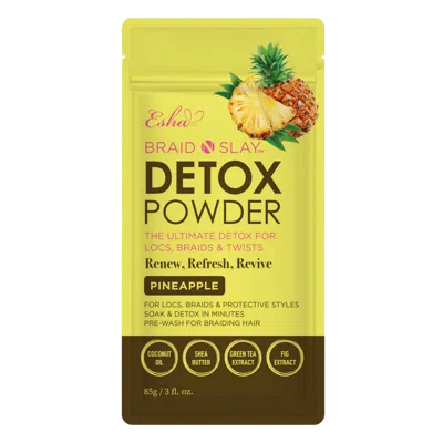 Esha Braid N Slay Detox Powder - Pineapple - 3 oz
