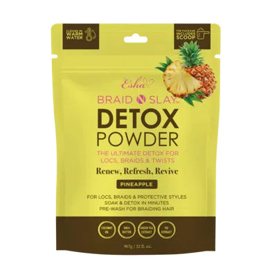 Esha Braid N Slay Detox Powder - Pineapple - 32 oz
