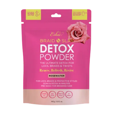 Esha Braid N Slay Detox Powder - Rosewater - 32 oz