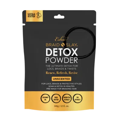 Esha Braid N Slay Detox Powder - Unscented - 12 oz