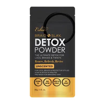 Esha Braid N Slay Detox Powder - Unscented - 3 oz
