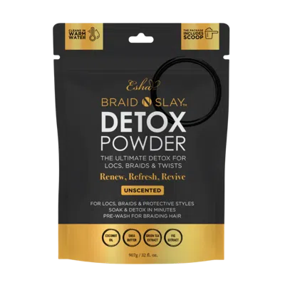 Esha Braid N Slay Detox Powder - Unscented - 32 oz