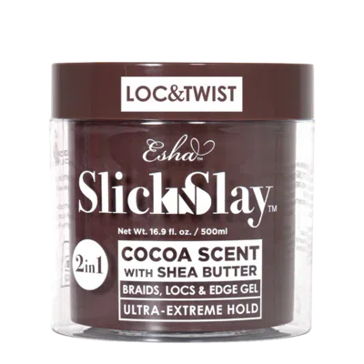 Esha Slick N Slay 2-in-1 Braid & Edge Gel - Cocoa - 16.9 oz