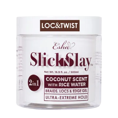 Esha Slick N Slay 2-in-1 Braid & Edge Gel - Coconut - 16.9 oz