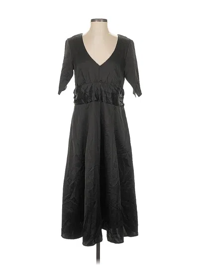 Pre-owned Eshakti Casual Dress In Black