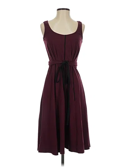 Pre-owned Eshakti Casual Dress In Burgundy
