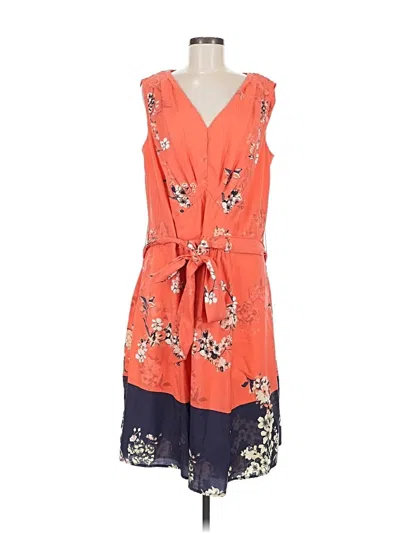 Pre-owned Eshakti Casual Dress In Orange