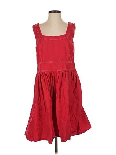 Pre-owned Eshakti Casual Dress In Red