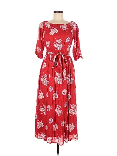 Pre-owned Eshakti Casual Dress In Red