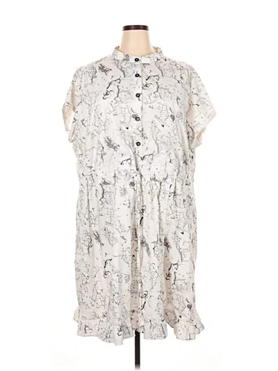 Pre-owned Eshakti Casual Dress In Silver