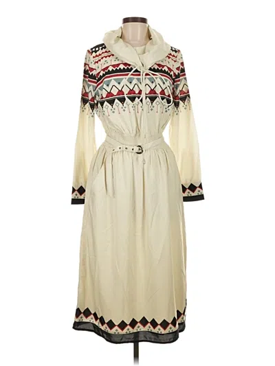 Pre-owned Eshakti Casual Dress In White