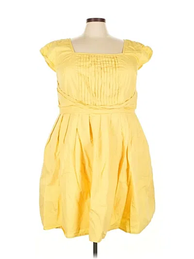 Pre-owned Eshakti Casual Dress In Yellow