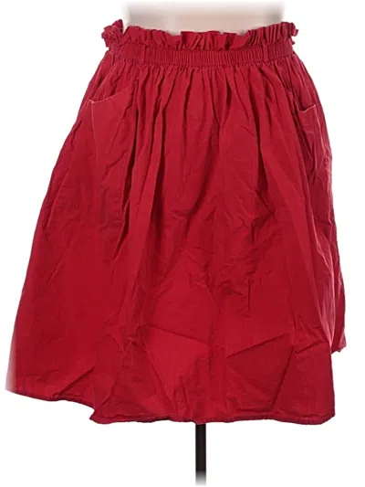 Pre-owned Eshakti Casual Skirt In Red