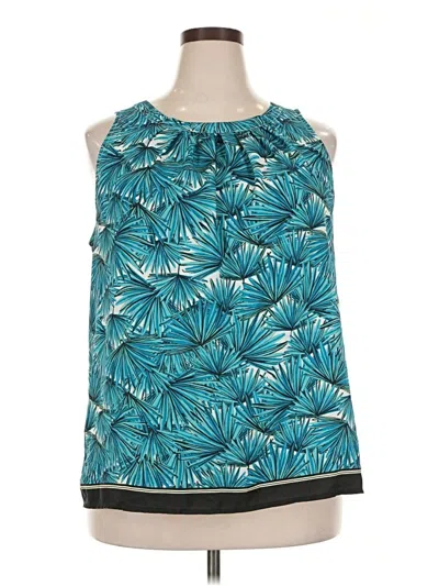 Pre-owned Eshakti Sleeveless Blouse In Blue