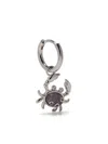 Eshvi Crab Earring In Silver