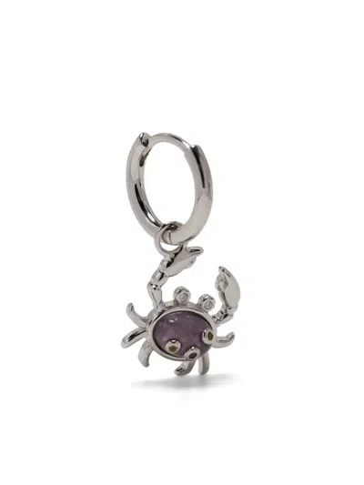 Eshvi Crab Earring In Silver