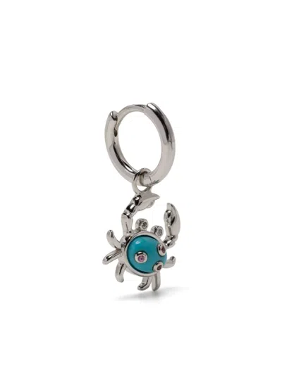Eshvi Crab Earring In Silver