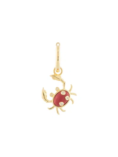 Eshvi Crab Pendant Earring In 金色