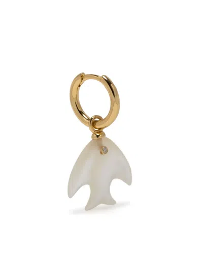Eshvi Fish Earrings In Neutral
