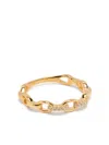 Eshvi Golden Link Ring In 金色