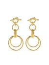 Eshvi Loop Earrings In ゴールドトーン