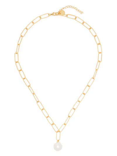 Eshvi Pearl Chain Necklace In ゴールドトーン