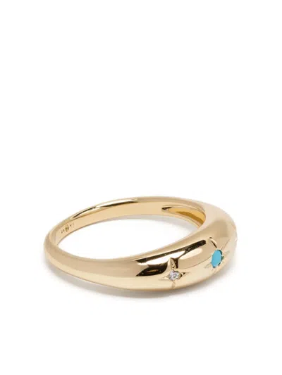 Eshvi Slip-on Ring In ゴールドトーン