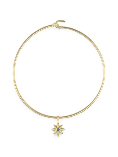 Eshvi Star Necklace In Gold