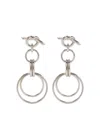 Eshvi Sterling Silver Earrings In シルバートーン