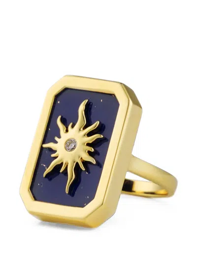 Eshvi Sun Lapis Rings In Multi